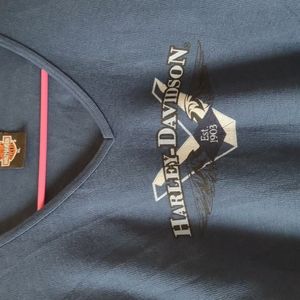 Harley-Davidson blue sweater